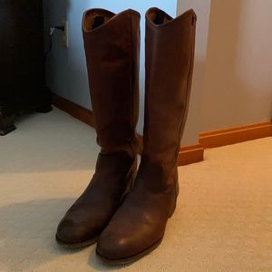 Frye Leather Tall Shaft Boots- sz 10